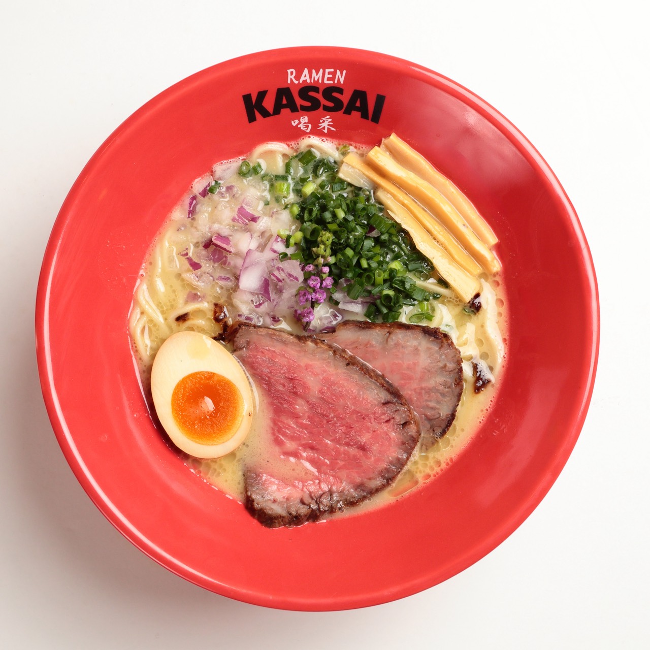 RAMEN KASSAI 喝采の贅沢和牛白湯ラーメン